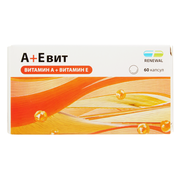 А+Е вит Реневал капсулы массой 330 мг 60 шт