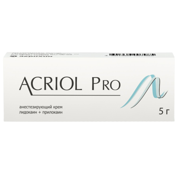 Акриол Про крем для местного и наружного применения 2,5% + 2,5% 5 г 1 шт