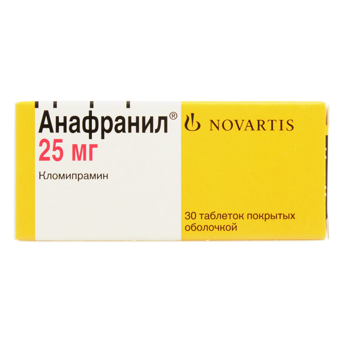Анафранил таблетки покрытпленоб 25 мг 30 шт