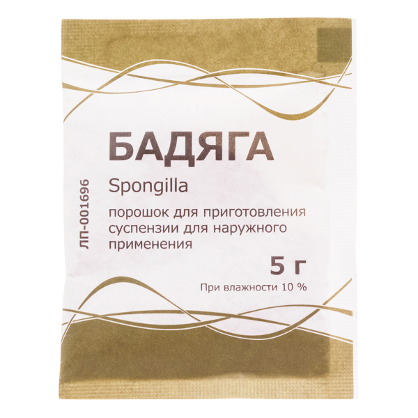 Бадяга порошок д/приг суспензии для наружного применения 5 г 1 шт