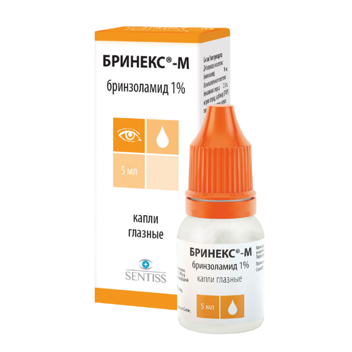 Бринекс-М капли глазные 1 % 5 мл 1 шт