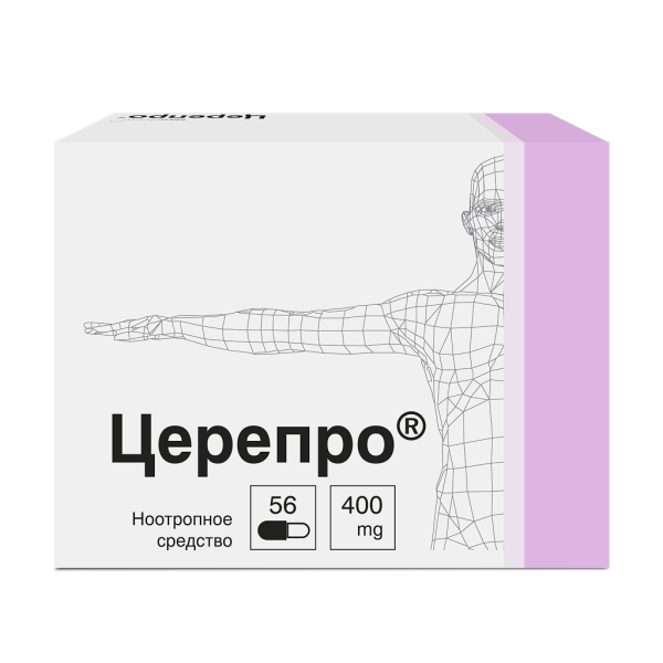 Церепро капсулы 400 мг 56 шт