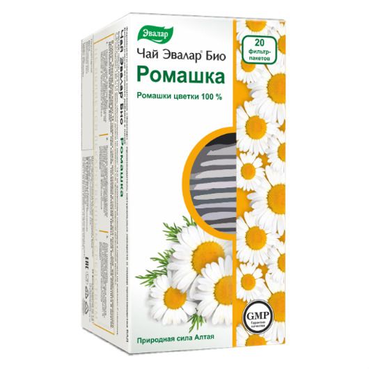 Чай Эвалар Био Ромашка фильтр-пакеты по 1,2 г 20 шт