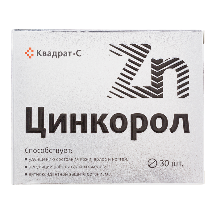 Цинкорол Витамир таблетки покрытоб массой 185 мг 30 шт