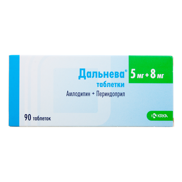 Дальнева таблетки 5 мг+8 мг 90 шт