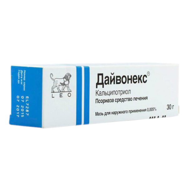 Дайвонекс мазь для наружного применения 0,005 % 30 г 1 шт