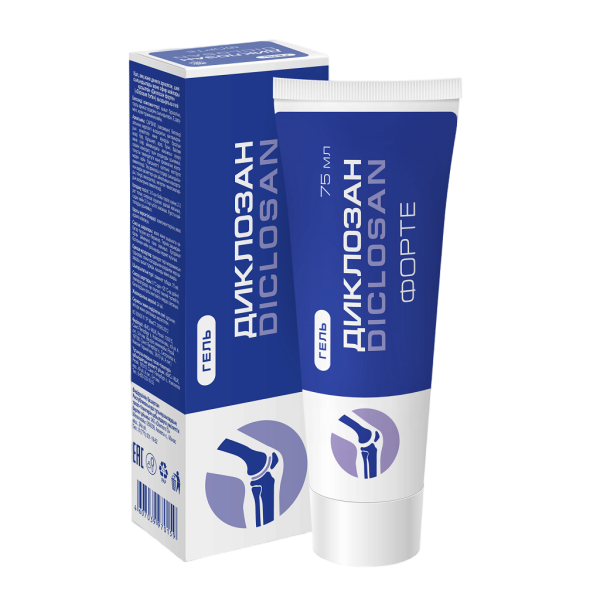 Диклозан форте гель с экстрактами трав и эфирными маслами 75 мл 1 шт