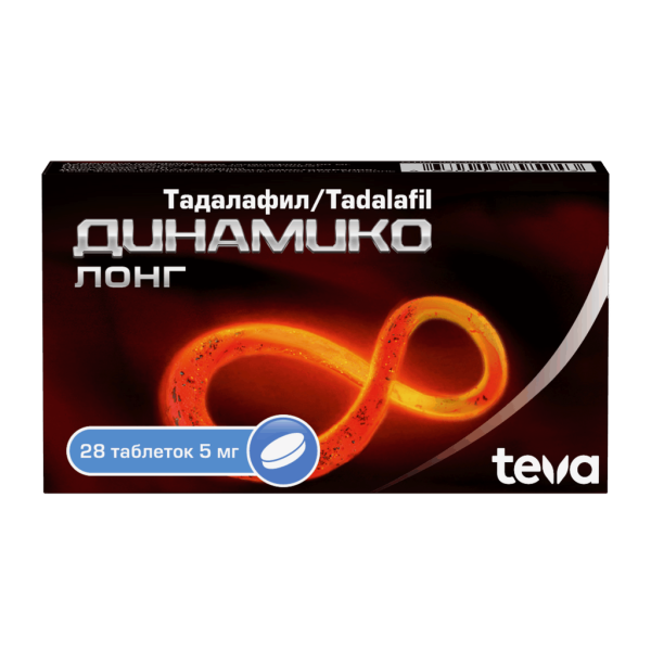 Динамико Лонг таблетки покрытпленоб 5 мг 28 шт