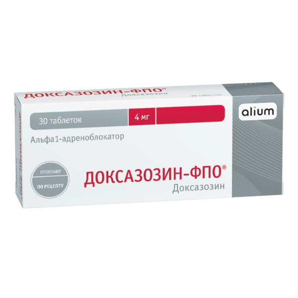 Доксазозин-ФПО таблетки 4 мг 30 шт