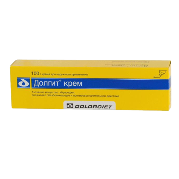 Долгит крем для наружного применения 5 % 100 г 1 шт