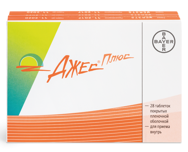 Джес Плюс таблетки покрытпленоб 84 шт