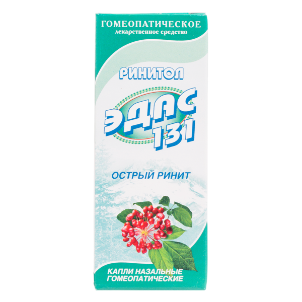 Эдас-131 капли назальные гомеопатические 15 мл 1 шт