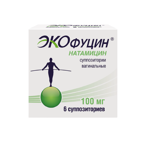 Экофуцин суппозитории вагинальные 100 мг 6 шт