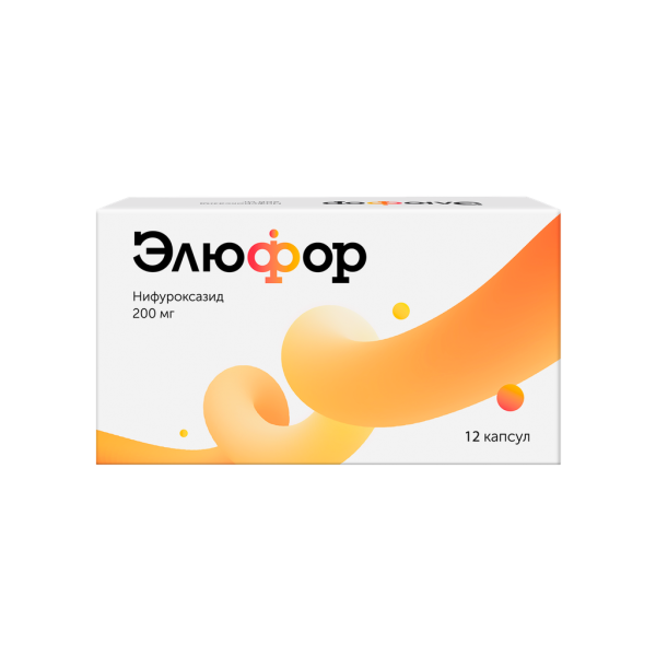 Элюфор капсулы 200 мг 12 шт