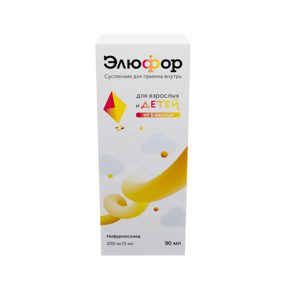Элюфор суспензия для приема внутрь 200 мг/5 мл 90 мл 1 шт