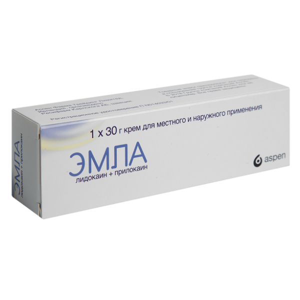 Эмла крем для местного и наружного применения 30 г туба 1 шт