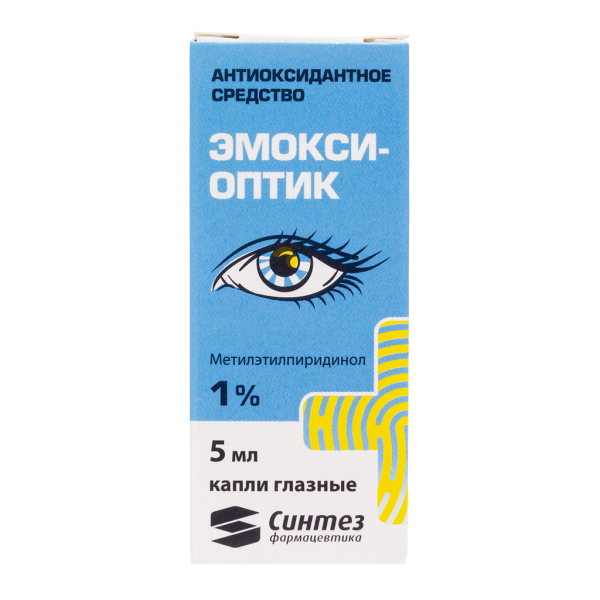 Эмокси-оптик капли глазные 1 % 5 мл 1 шт