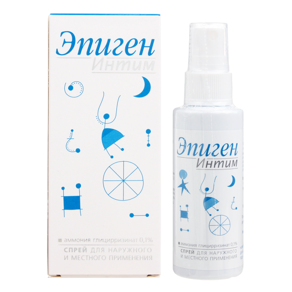 Эпиген интим спрей для местного и наружного применения 0,1 % 60 мл 1 шт