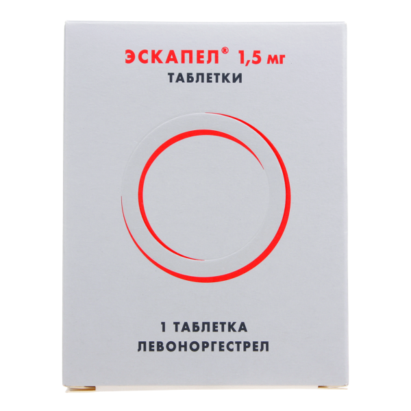 Эскапел таблетки 1,5 мг 1 шт