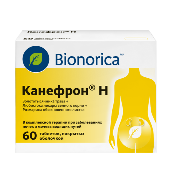 Канефрон Н таблетки покрытоб 50 мг 60 шт