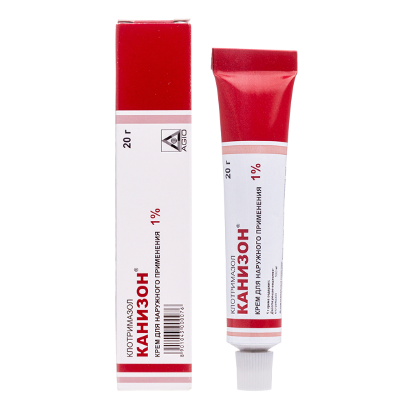 Канизон крем для наружного применения 1 % 20 г 1 шт