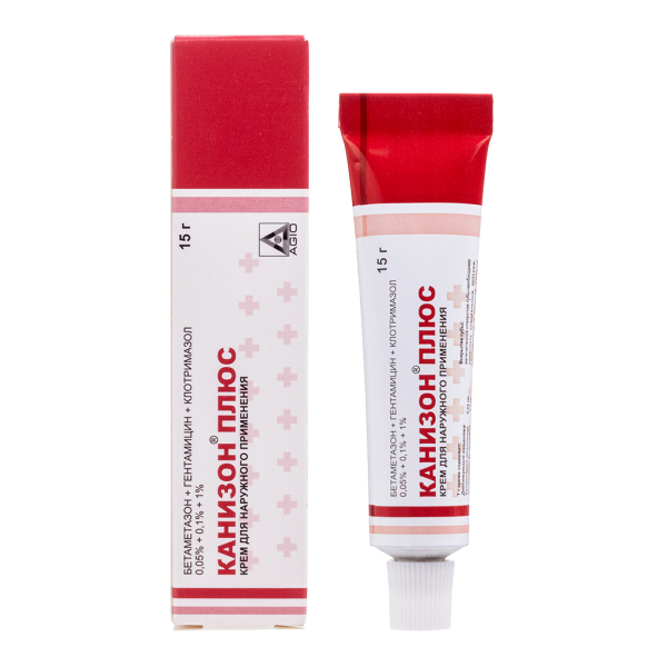 Канизон плюс крем для наружного применения 0,05%+0,1%+1% туба 15 г 1 шт