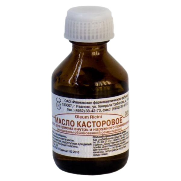 Касторовое масло для приема внутрь 30 г 1 шт