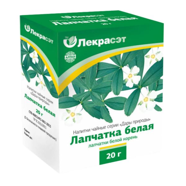 Корень Лапчатки белой-Лекра-Сэт россыпь по 20 г 1 шт