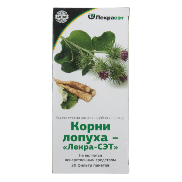 Корни Лопуха-Лекра-СЭТ фильтр-пакеты по 1,5 г 20 шт