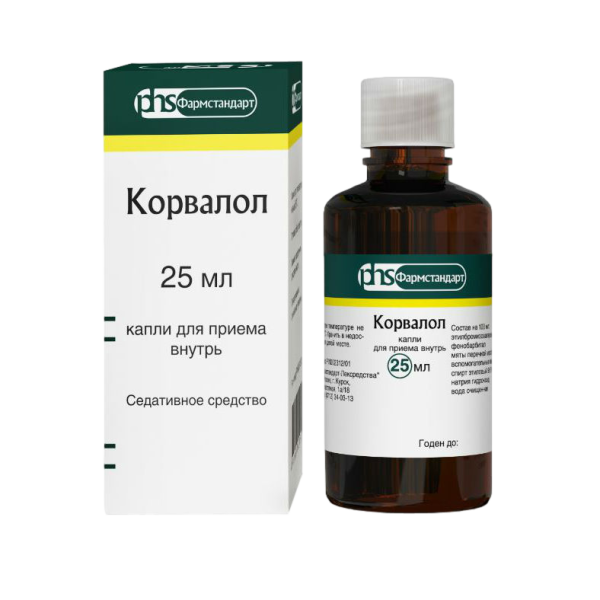 Корвалол капли для приема внутрь 25 мл 1 шт