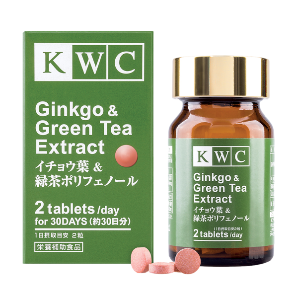 KWC Гинкго и экстракт зеленого чая таблетки массой 200 мг 60 шт