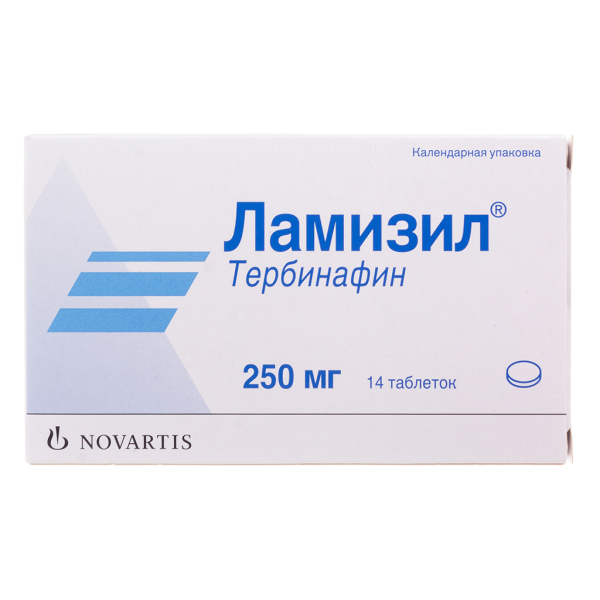 Ламизил таблетки 250 мг 14 шт