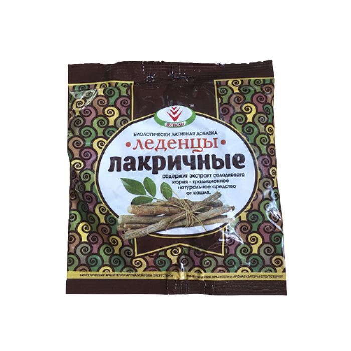 Леденцы Лакричные (леденцы по 2 г) 50 г 1 уп