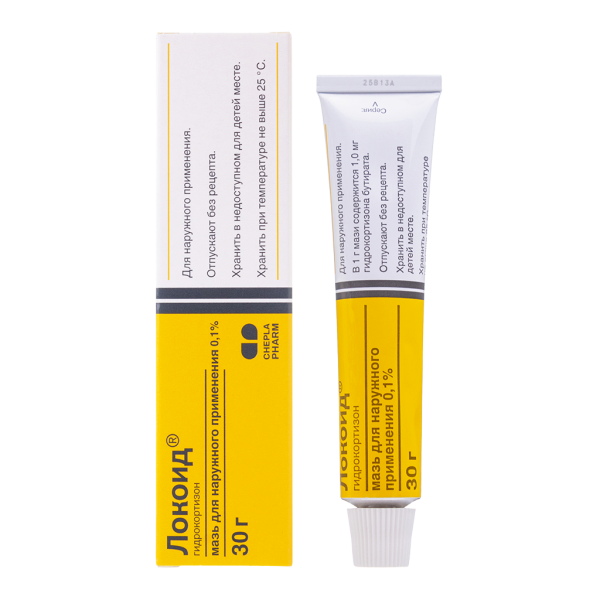 Локоид мазь для наружного применения 0,1 % 30 г 1 шт