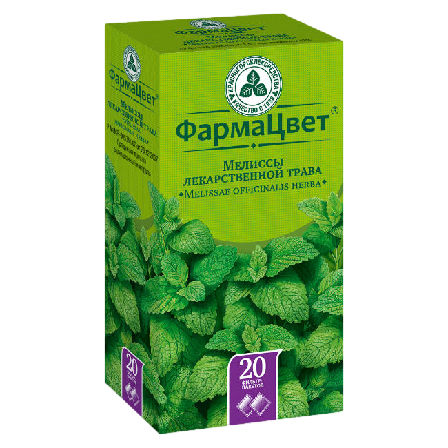 Мелиссы лекарственной трава фильтр-пакеты 1,5 г 20 шт