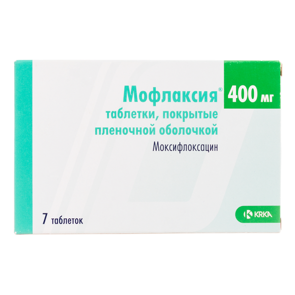 Мофлаксия таблетки покрытпленоб 400 мг 7 шт
