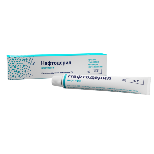 Нафтодерил крем для наружного применения 1 % 15 г 1 шт