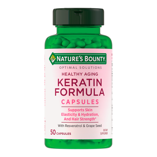 Nature's Bounty Кератин формула капсулы массой 496 мг 50 шт