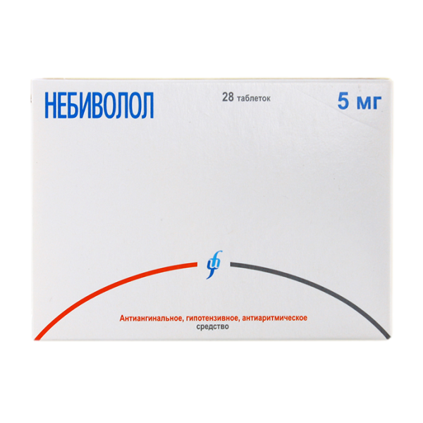 Небиволол таблетки 5 мг 28 шт