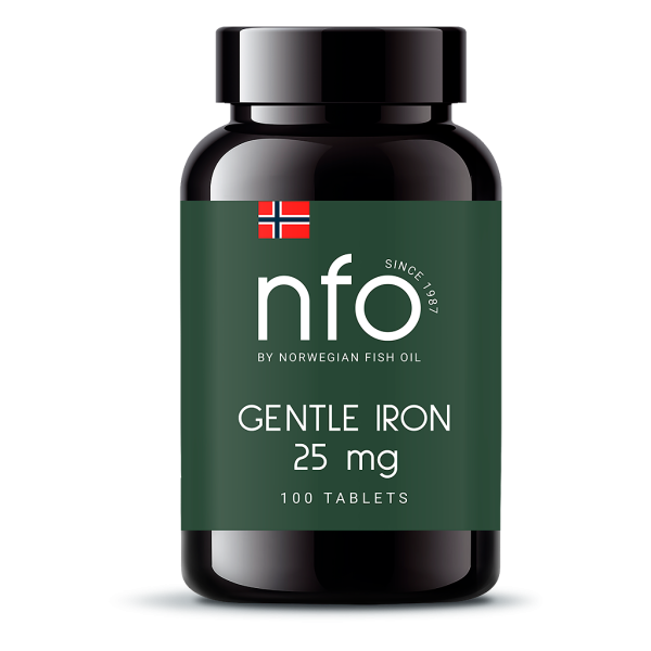 NFO Легдоступное железо 25 мг таблетки массой 550 мг 100 шт