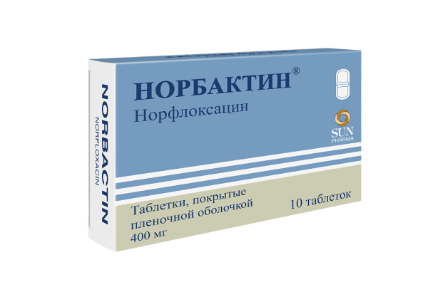 Норбактин таблетки покрытпленоб 400 мг 10 шт