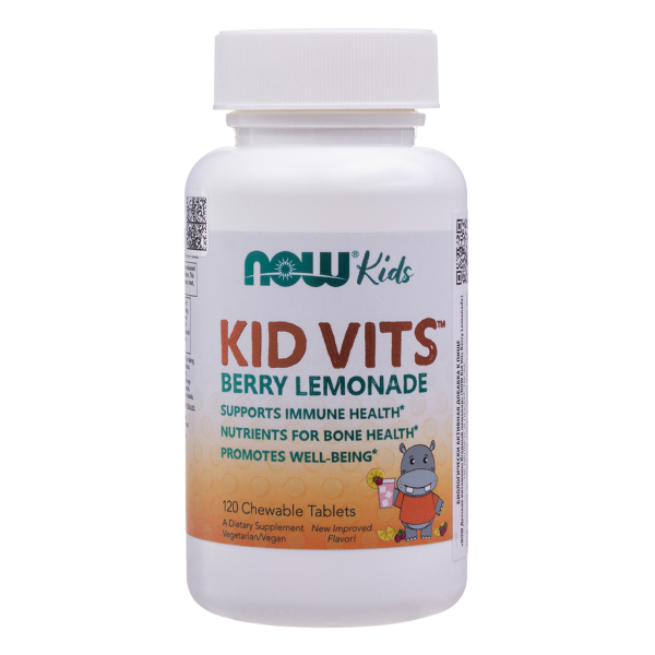 Now Детские витамины Ягодный лимонад жевательные таблетки массой 1300 мг 120 шт