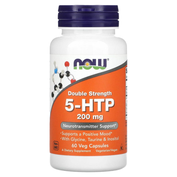 Now Двойная сила 5-НТР 200 мг капсулы массой 694 мг 60 шт