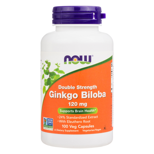 Now Гинкго билоба Плюс капсулы массой 500 мг 100 шт