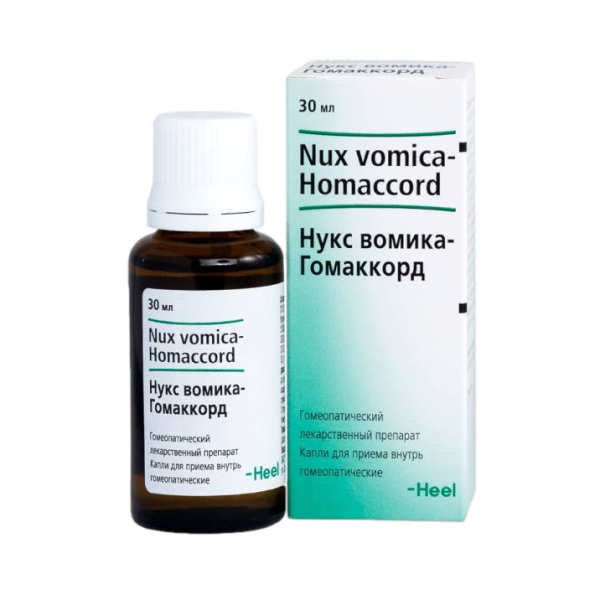 Нукс вомика-Гомаккорд капли для приема внутрь 30 мл 1 шт
