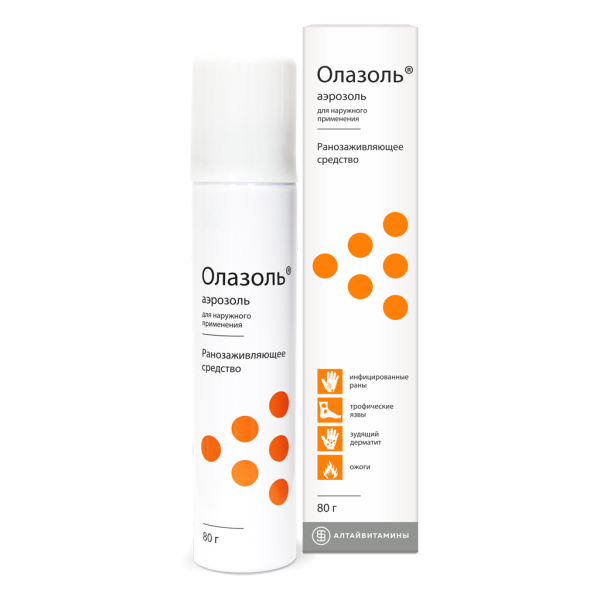 Олазоль аэрозоль для наружного применения 80 г 1 шт