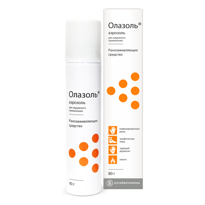 Олазоль аэрозоль для наружного применения 80 г 1 шт