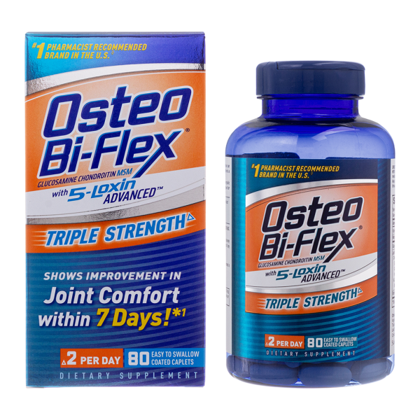 Остео би-флекс / Osteo Bi-Flex Triple Strength Tablets таблетки массой 1680 мг 80 шт
