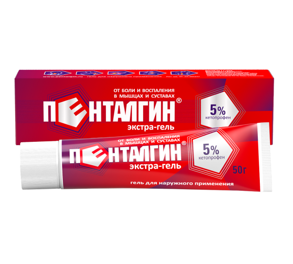 Пенталгин экстра гель для наружного применения 5 % 50 г 1 шт
