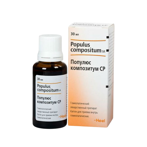 Популюс композитум CР капли для приема внутрь 30 мл 1 шт